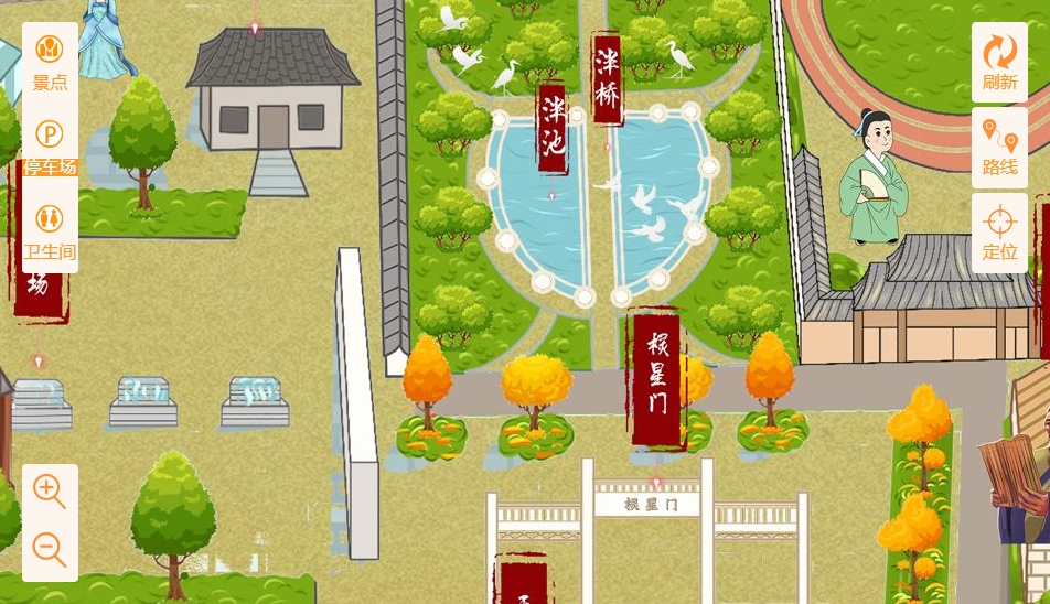 株洲手绘地图景区语音讲解导览系统：智慧景区建设的基石