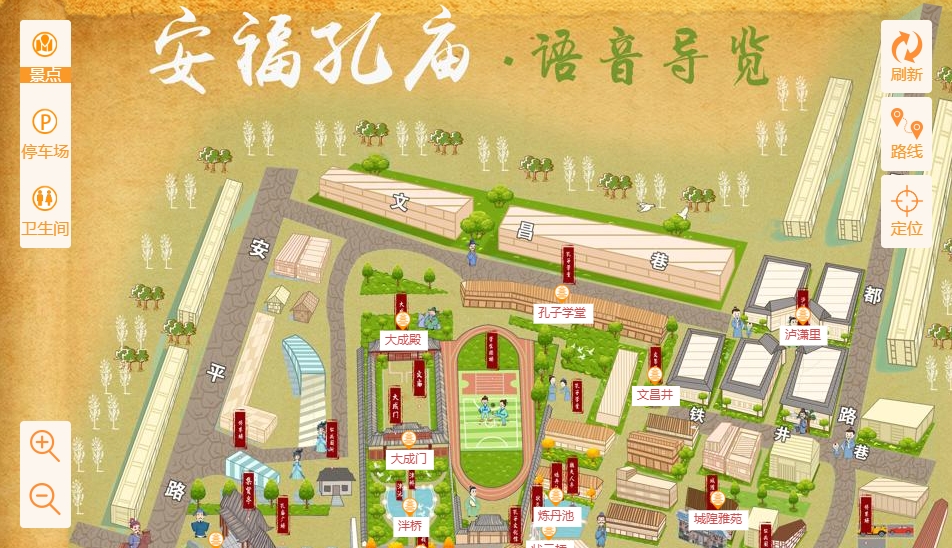 株洲手绘地图：智慧景区智能化服务的延伸